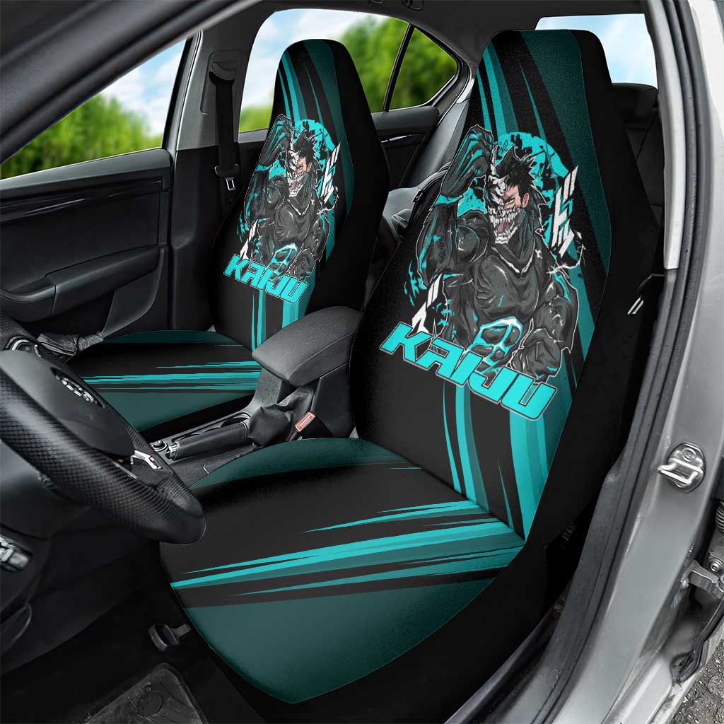 Kaiju No. 8 Monster Form Car Seat Cover Neon Manga Combat Style