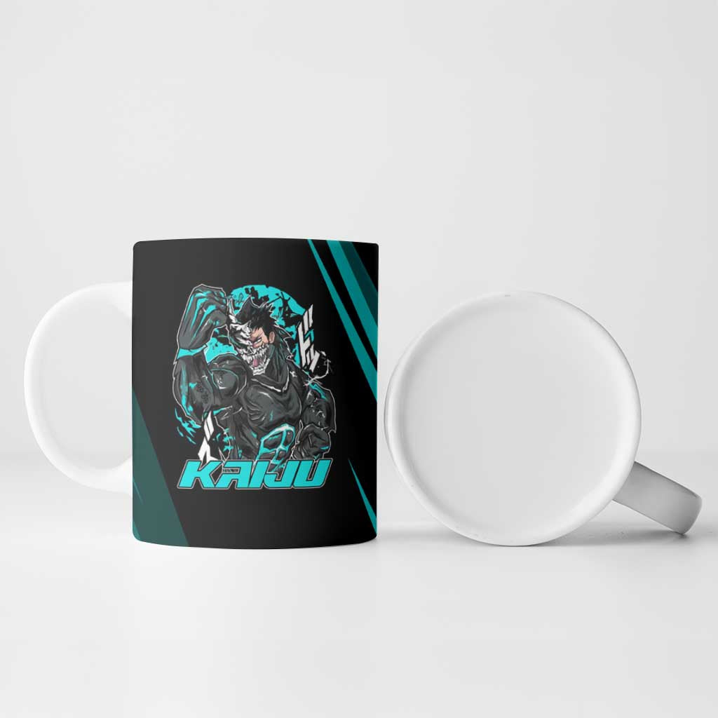 Kaiju No. 8 Monster Form Ceramic Mug Neon Manga Combat Style