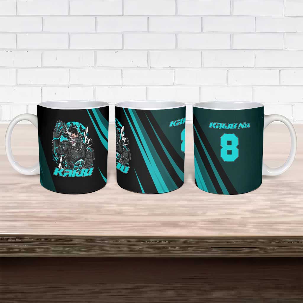 Kaiju No. 8 Monster Form Ceramic Mug Neon Manga Combat Style