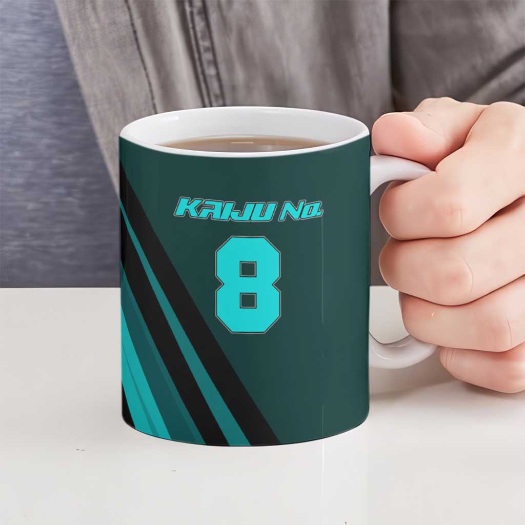 Kaiju No. 8 Monster Form Ceramic Mug Neon Manga Combat Style
