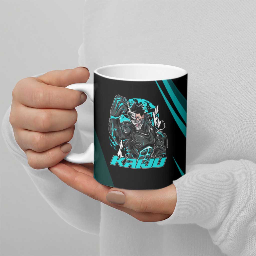 Kaiju No. 8 Monster Form Ceramic Mug Neon Manga Combat Style