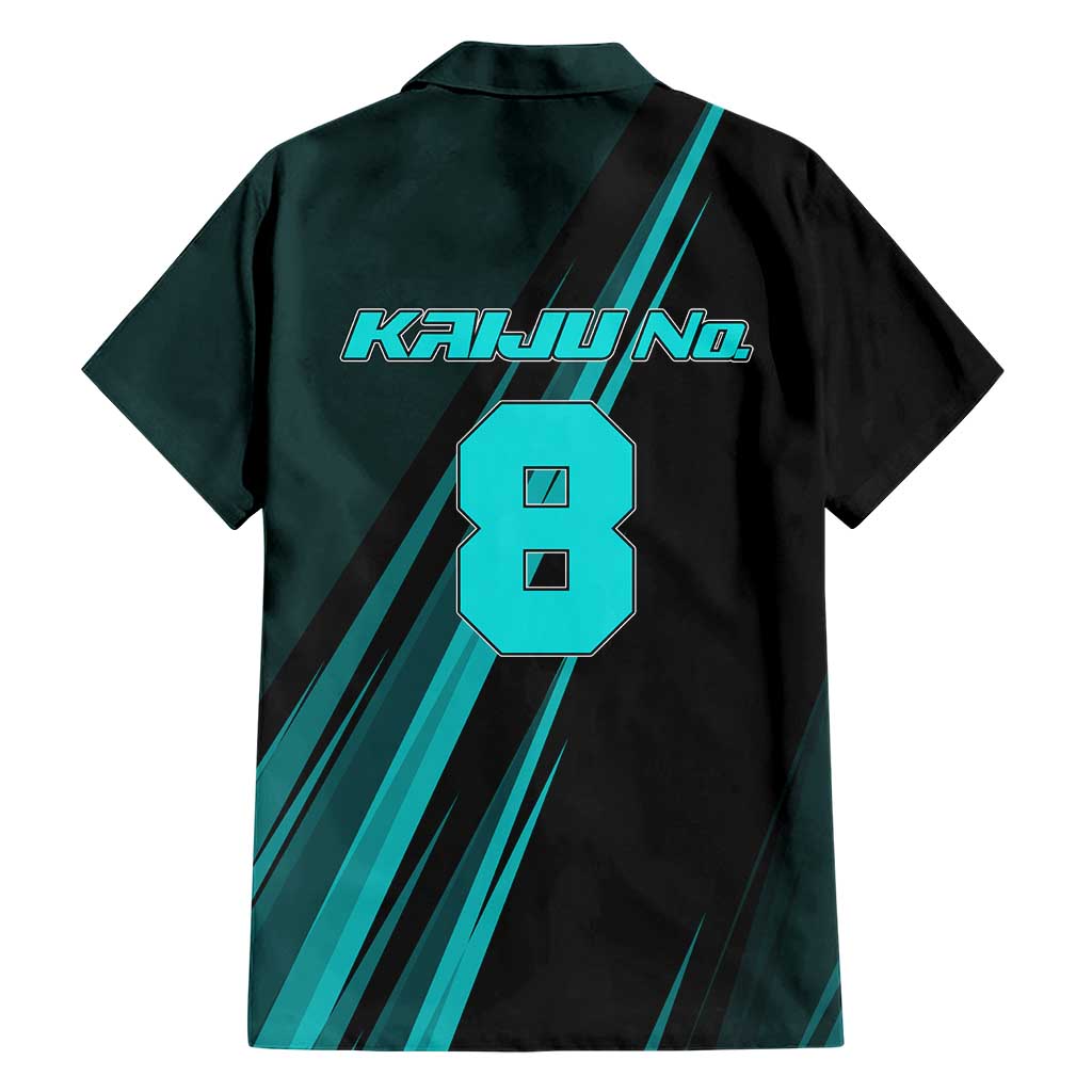 Kaiju No. 8 Monster Form Family Matching Off Shoulder Short Dress and Hawaiian Shirt Neon Manga Combat Style