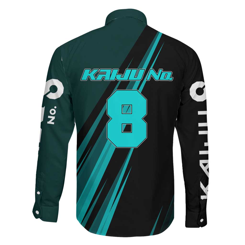 Kaiju No. 8 Monster Form Family Matching Short Sleeve Bodycon Dress and Hawaiian Shirt Neon Manga Combat Style