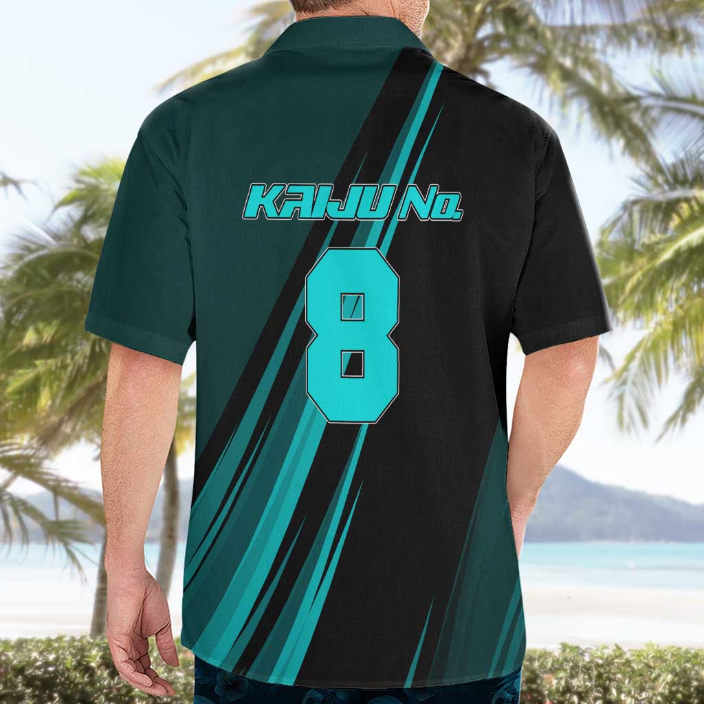 Kaiju No. 8 Monster Form Hawaiian Shirt Neon Manga Combat Style
