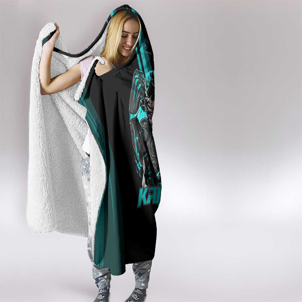 Kaiju No. 8 Monster Form Hooded Blanket Neon Manga Combat Style