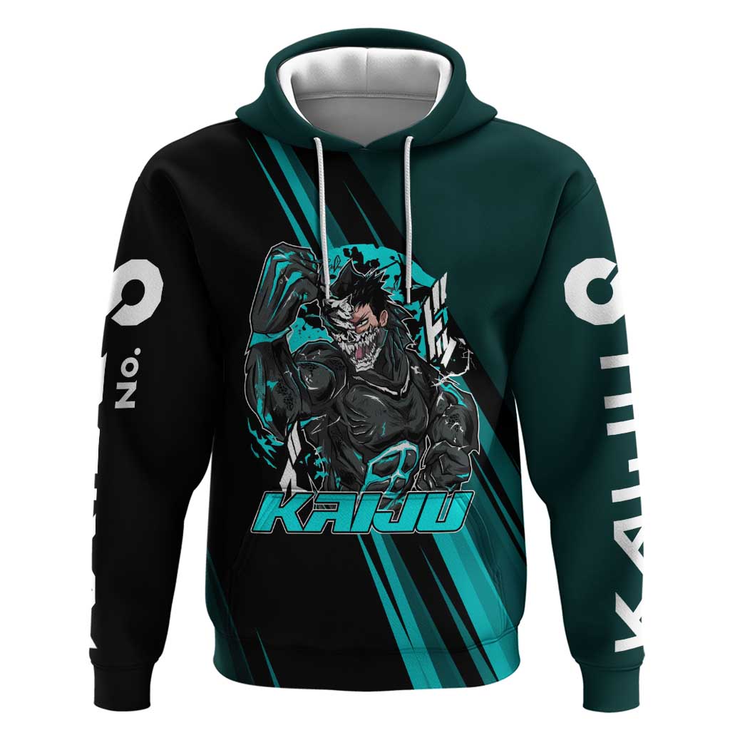 Kaiju No. 8 Monster Form Hoodie Neon Manga Combat Style