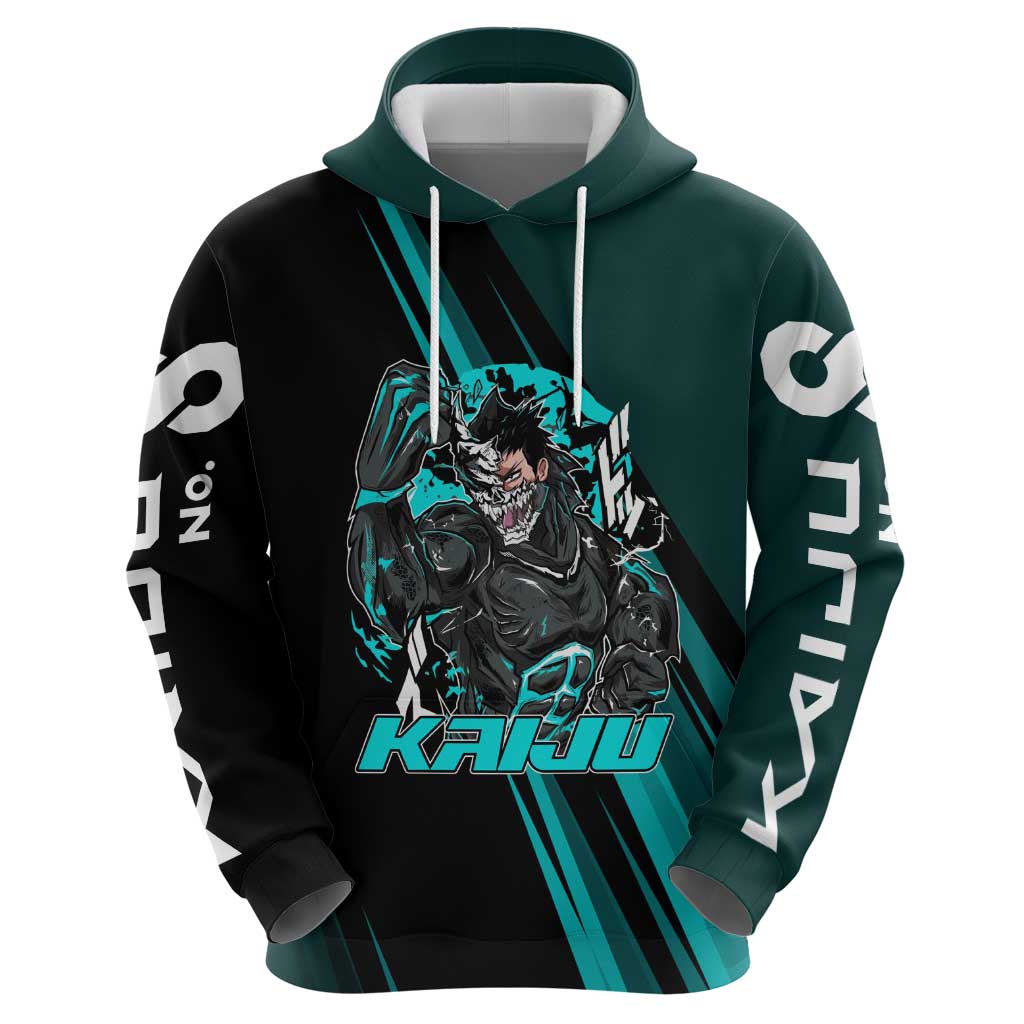 Kaiju No. 8 Monster Form Hoodie Neon Manga Combat Style