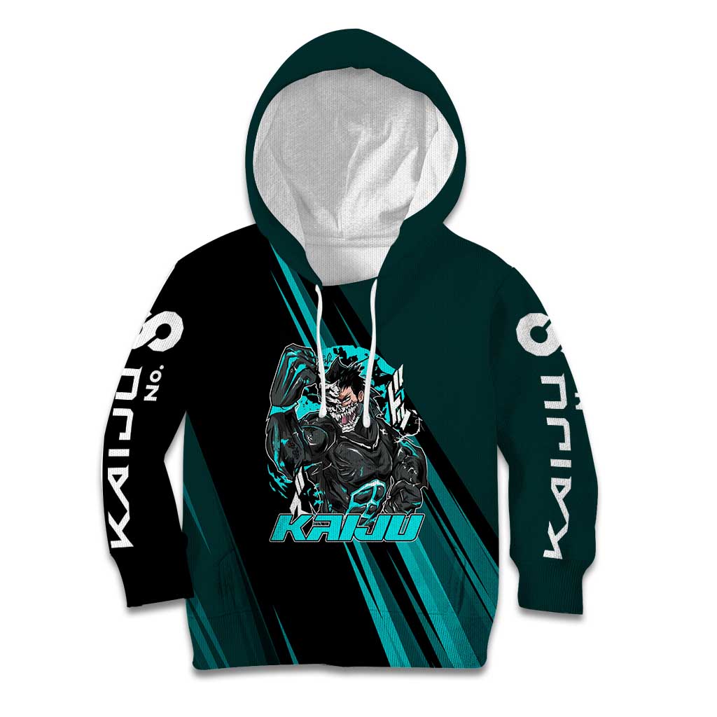 Kaiju No. 8 Monster Form Kid Hoodie Neon Manga Combat Style
