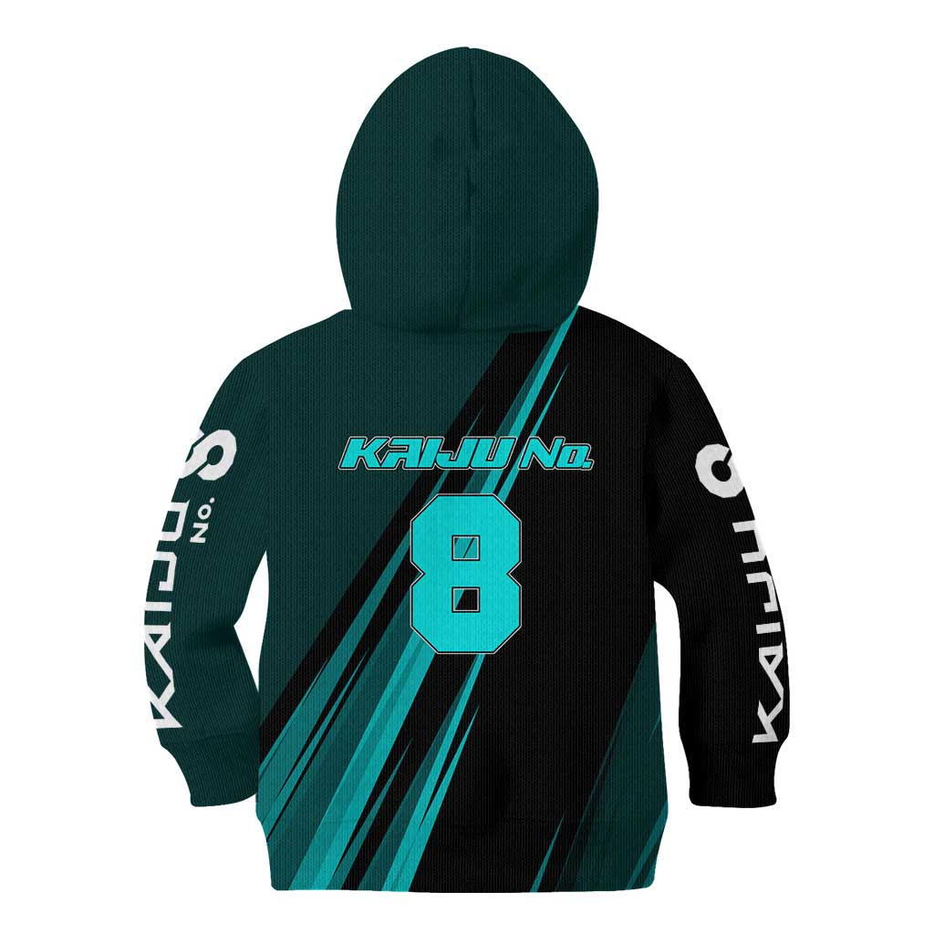 Kaiju No. 8 Monster Form Kid Hoodie Neon Manga Combat Style