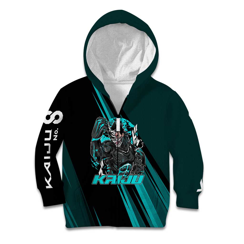 Kaiju No. 8 Monster Form Kid Hoodie Neon Manga Combat Style