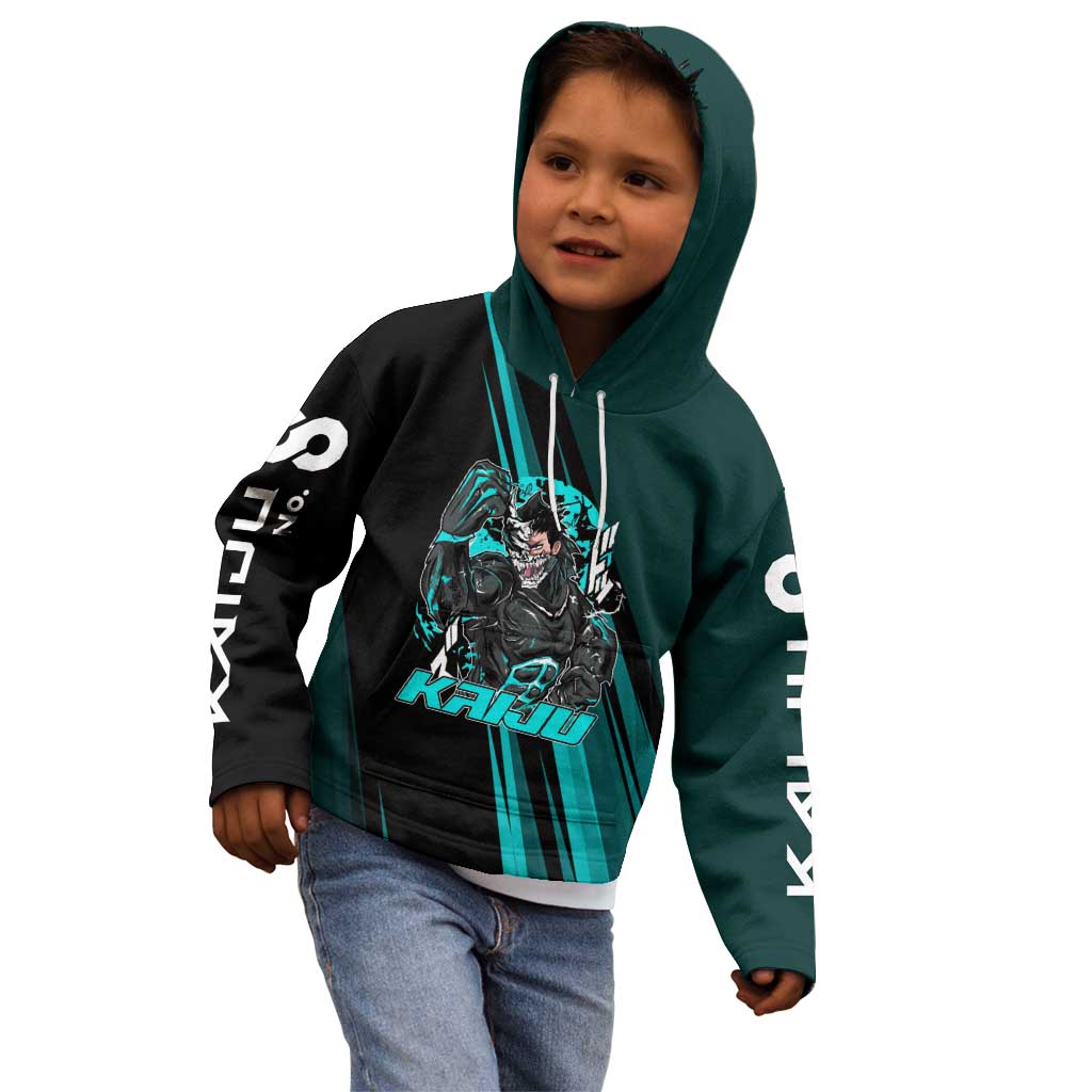 Kaiju No. 8 Monster Form Kid Hoodie Neon Manga Combat Style