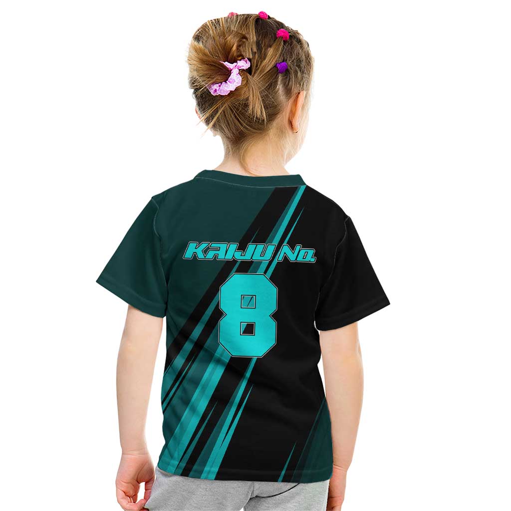 Kaiju No. 8 Monster Form Kid T Shirt Neon Manga Combat Style