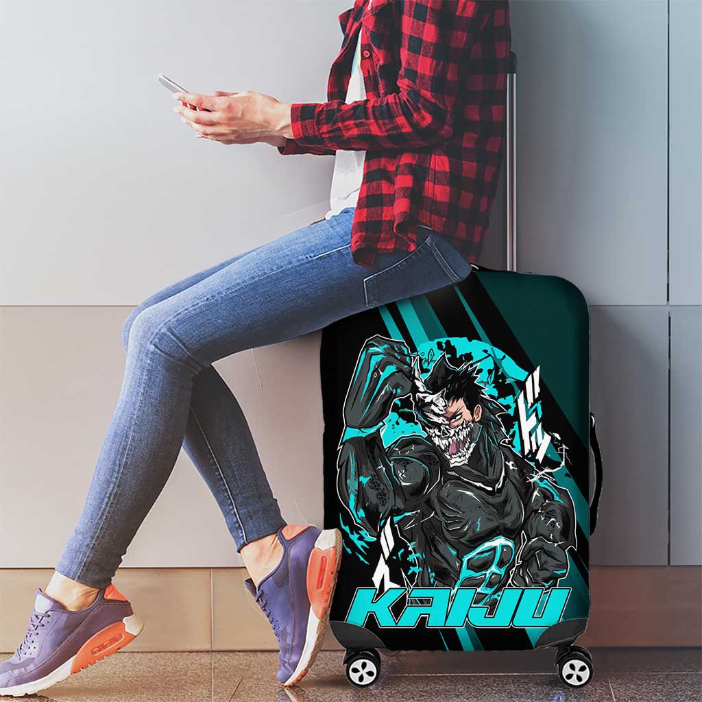 Kaiju No. 8 Monster Form Luggage Cover Neon Manga Combat Style