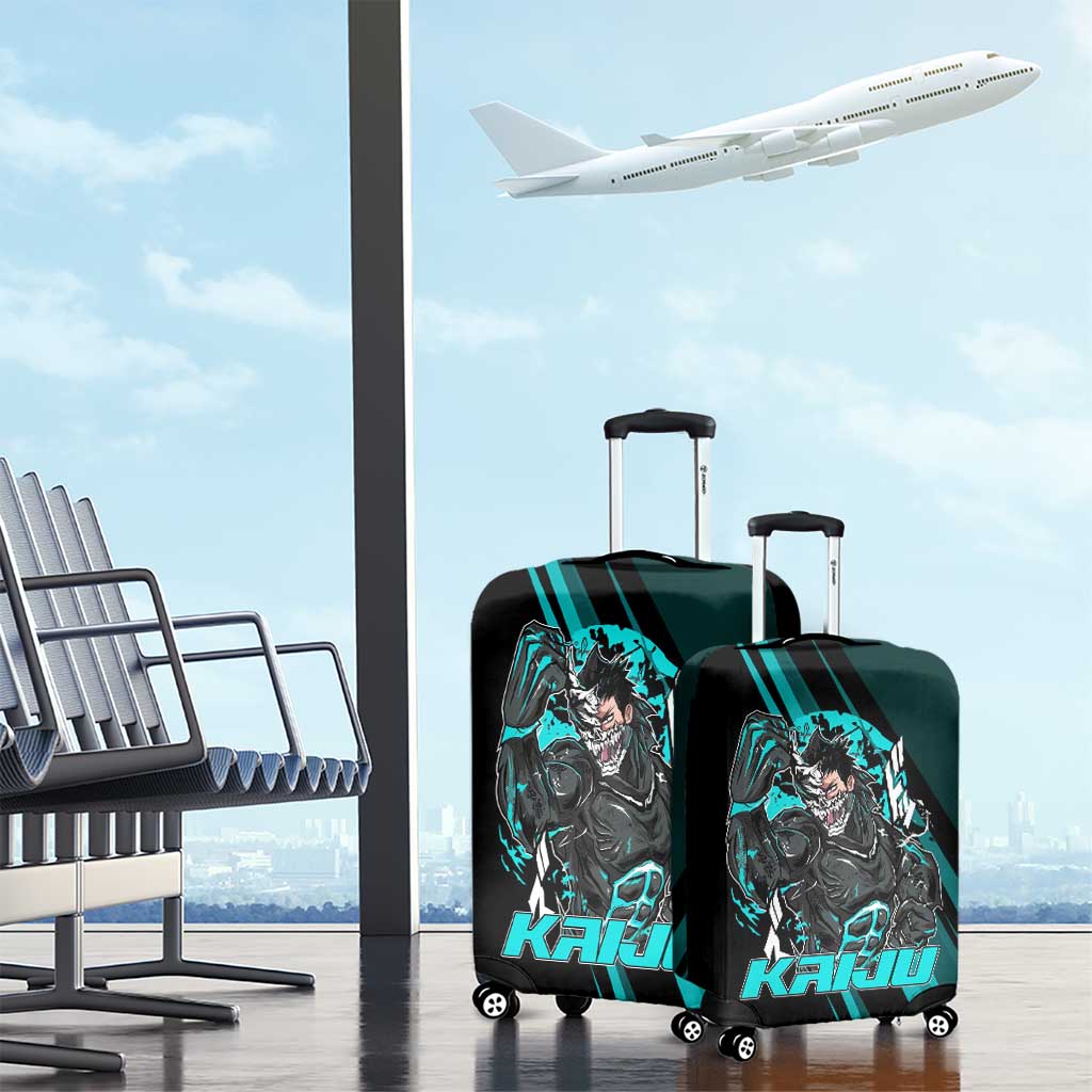 Kaiju No. 8 Monster Form Luggage Cover Neon Manga Combat Style