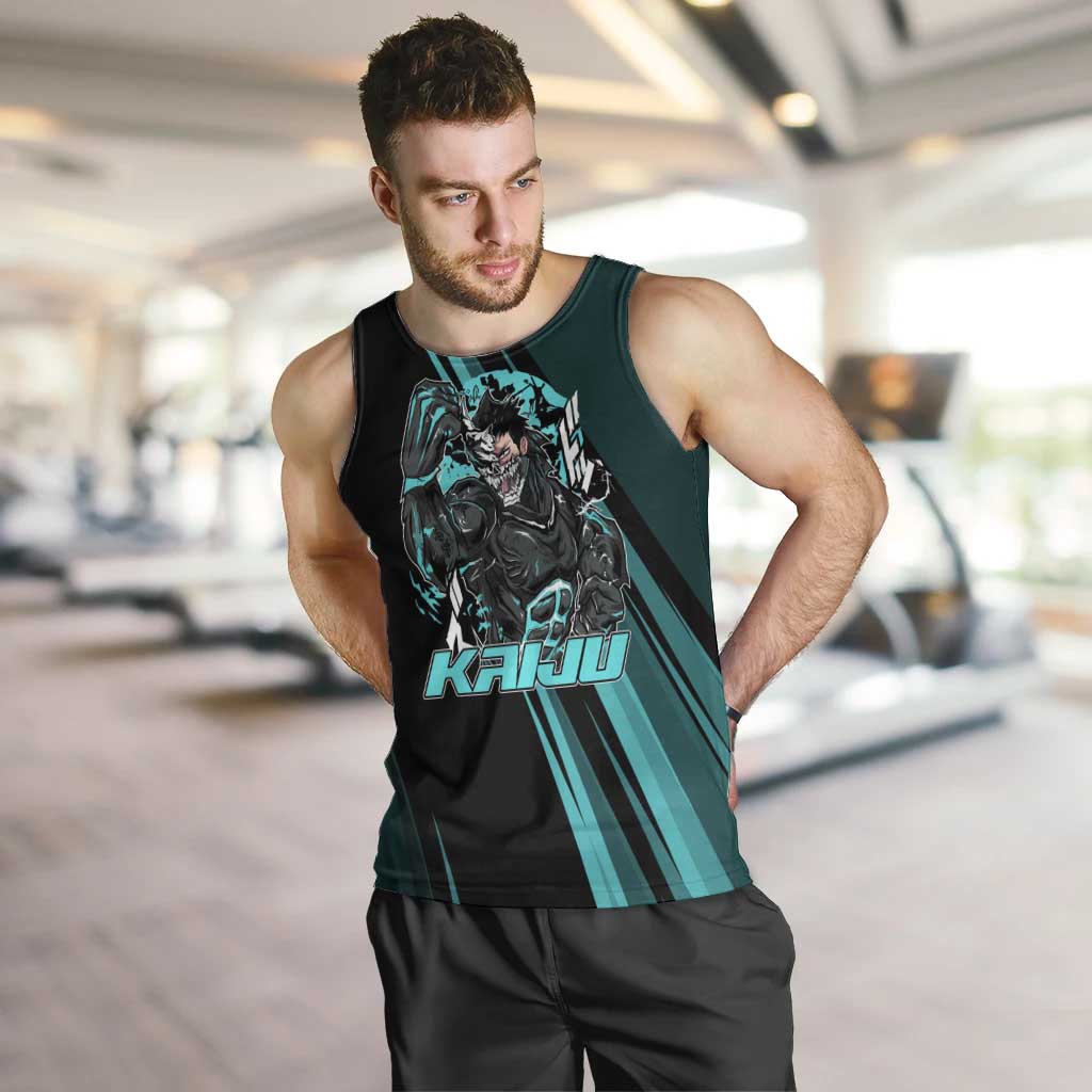Kaiju No. 8 Monster Form Men Tank Top Neon Manga Combat Style