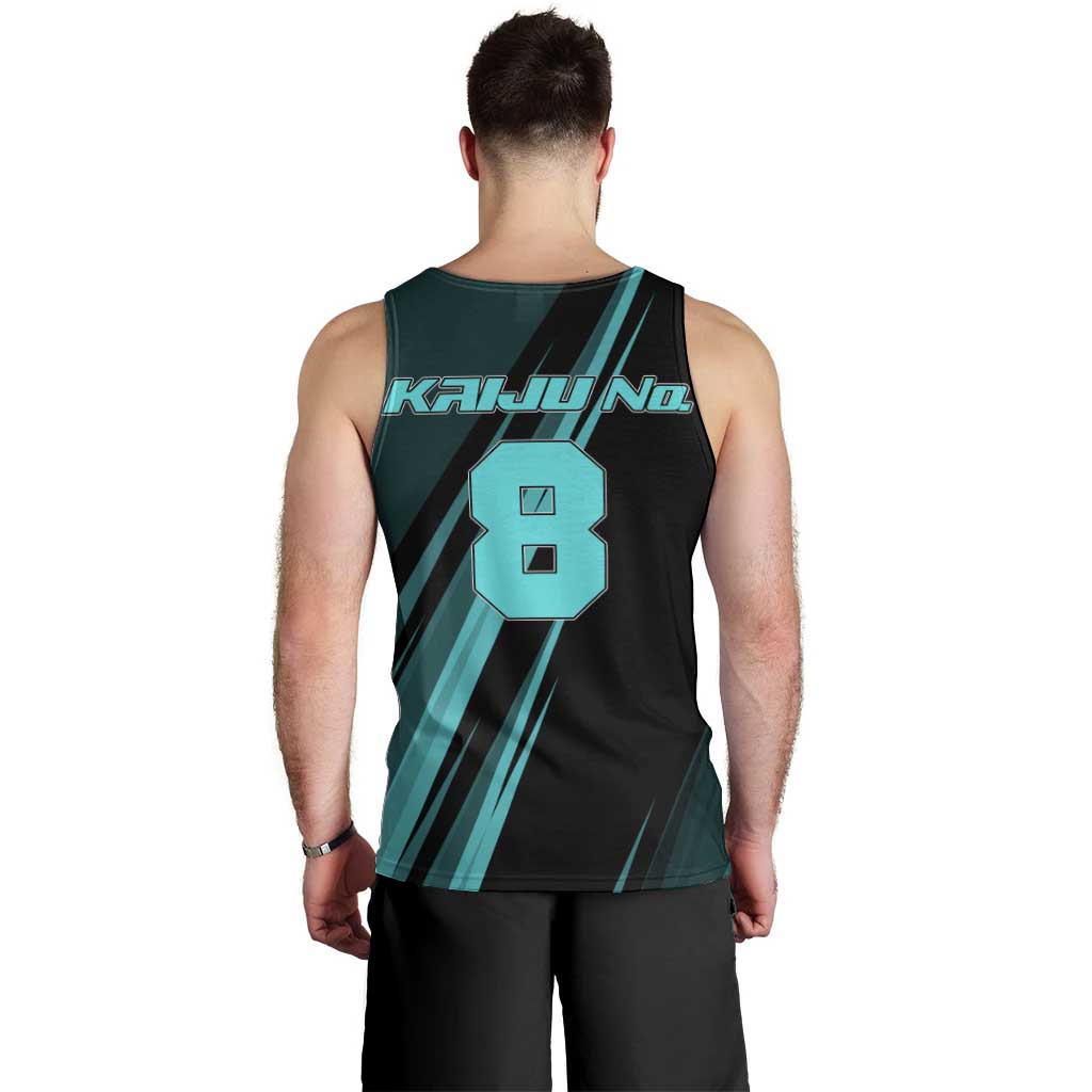 Kaiju No. 8 Monster Form Men Tank Top Neon Manga Combat Style