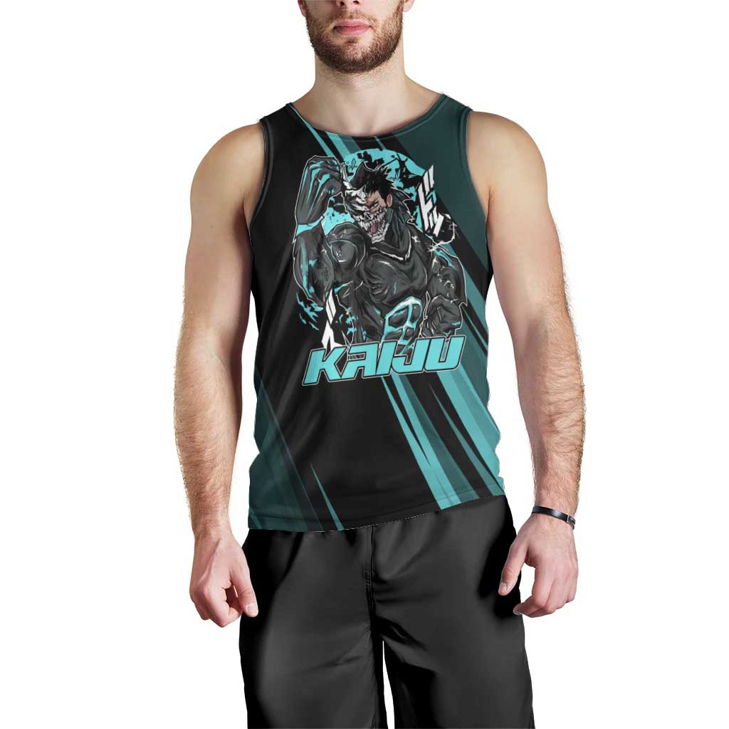 Kaiju No. 8 Monster Form Men Tank Top Neon Manga Combat Style