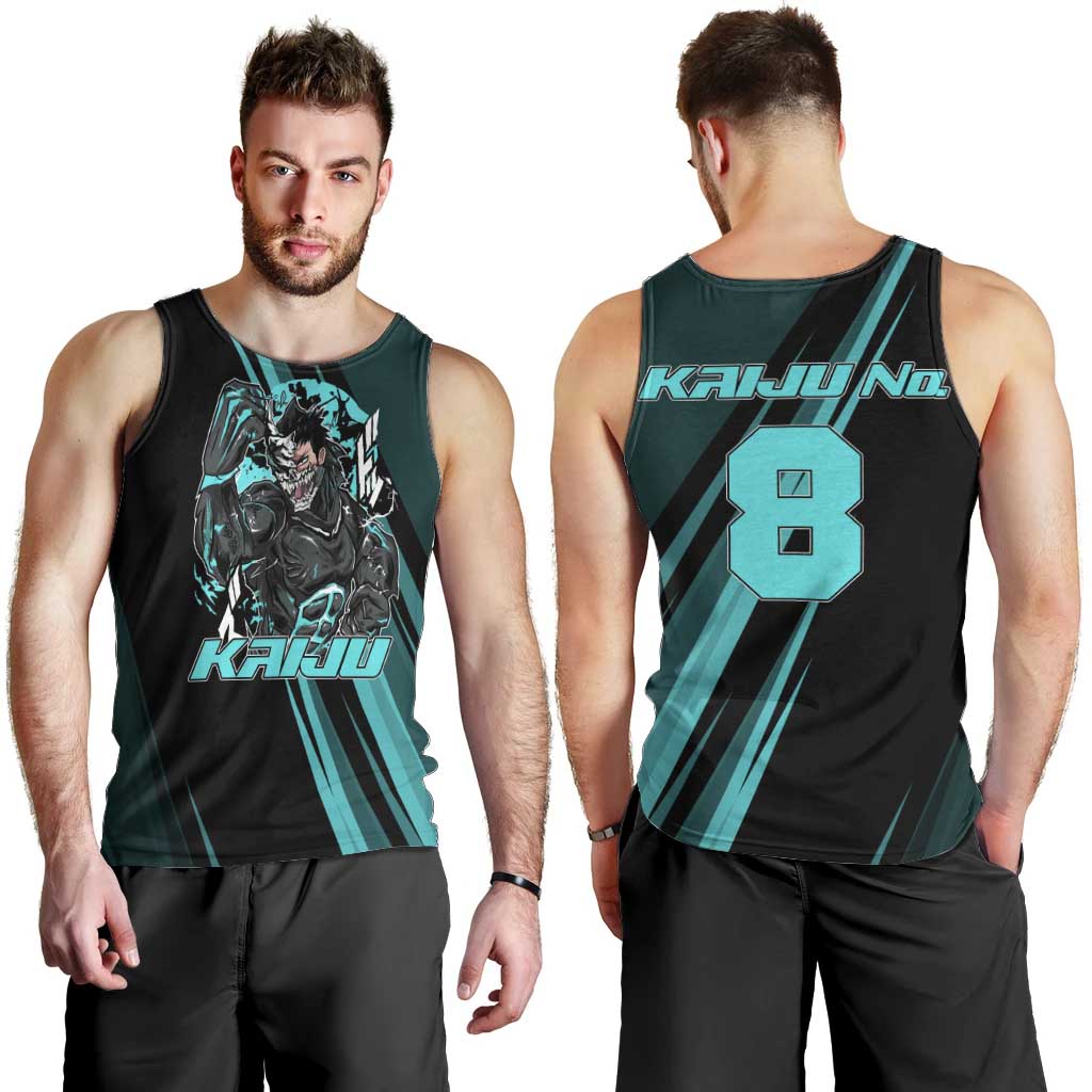 Kaiju No. 8 Monster Form Men Tank Top Neon Manga Combat Style