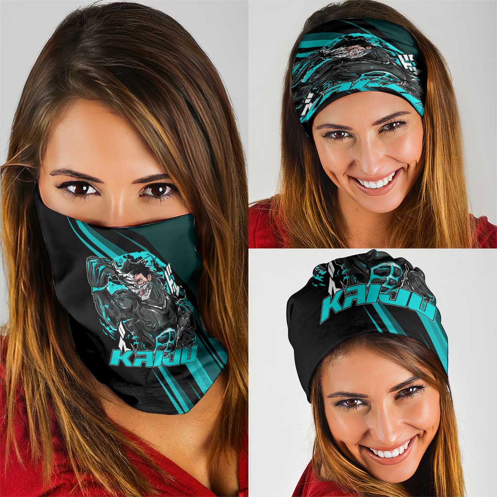 Kaiju No. 8 Monster Form Neck Gaiter Neon Manga Combat Style