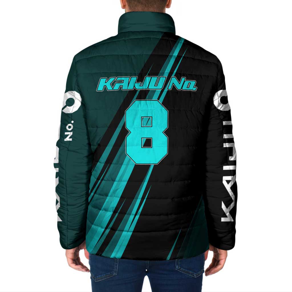 Kaiju No. 8 Monster Form Padded Jacket Neon Manga Combat Style
