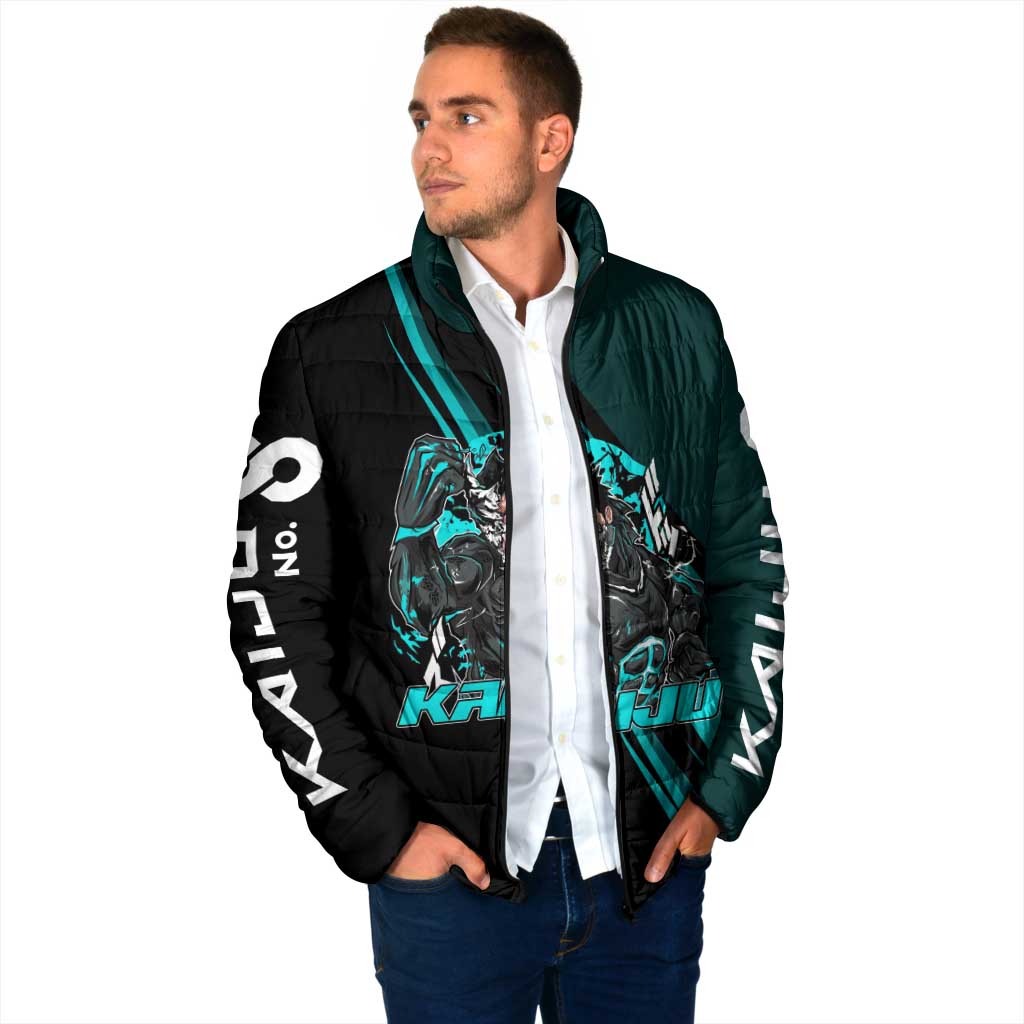 Kaiju No. 8 Monster Form Padded Jacket Neon Manga Combat Style