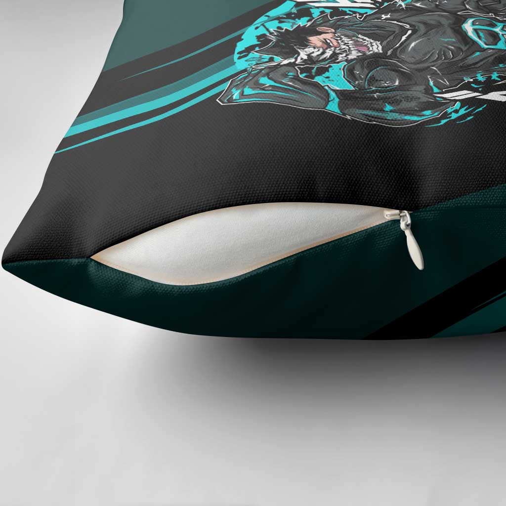 Kaiju No. 8 Monster Form Pillow Cover Neon Manga Combat Style