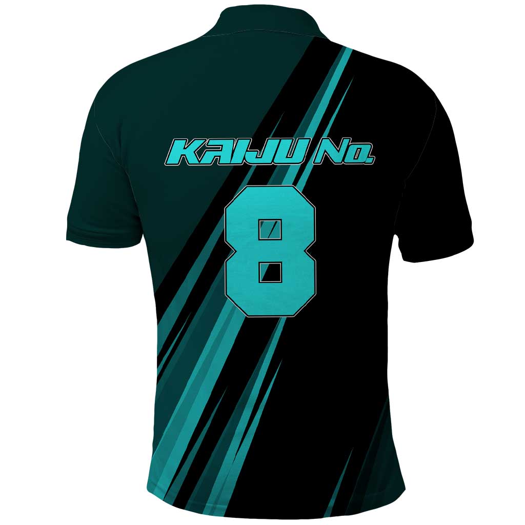 Kaiju No. 8 Monster Form Polo Shirt Neon Manga Combat Style