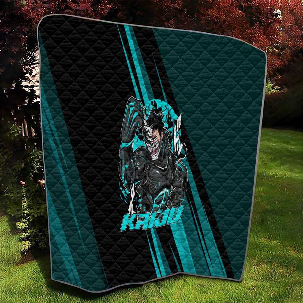 Kaiju No. 8 Monster Form Quilt Neon Manga Combat Style