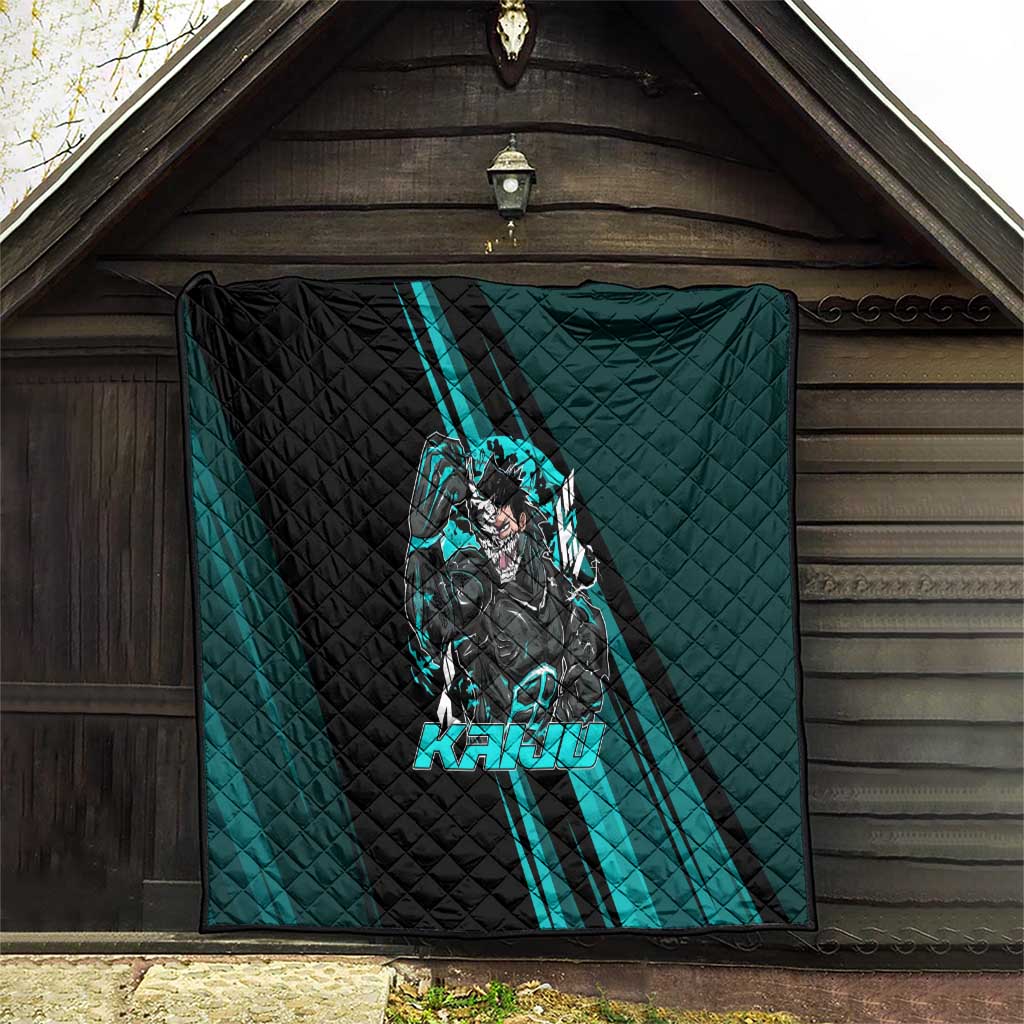 Kaiju No. 8 Monster Form Quilt Neon Manga Combat Style