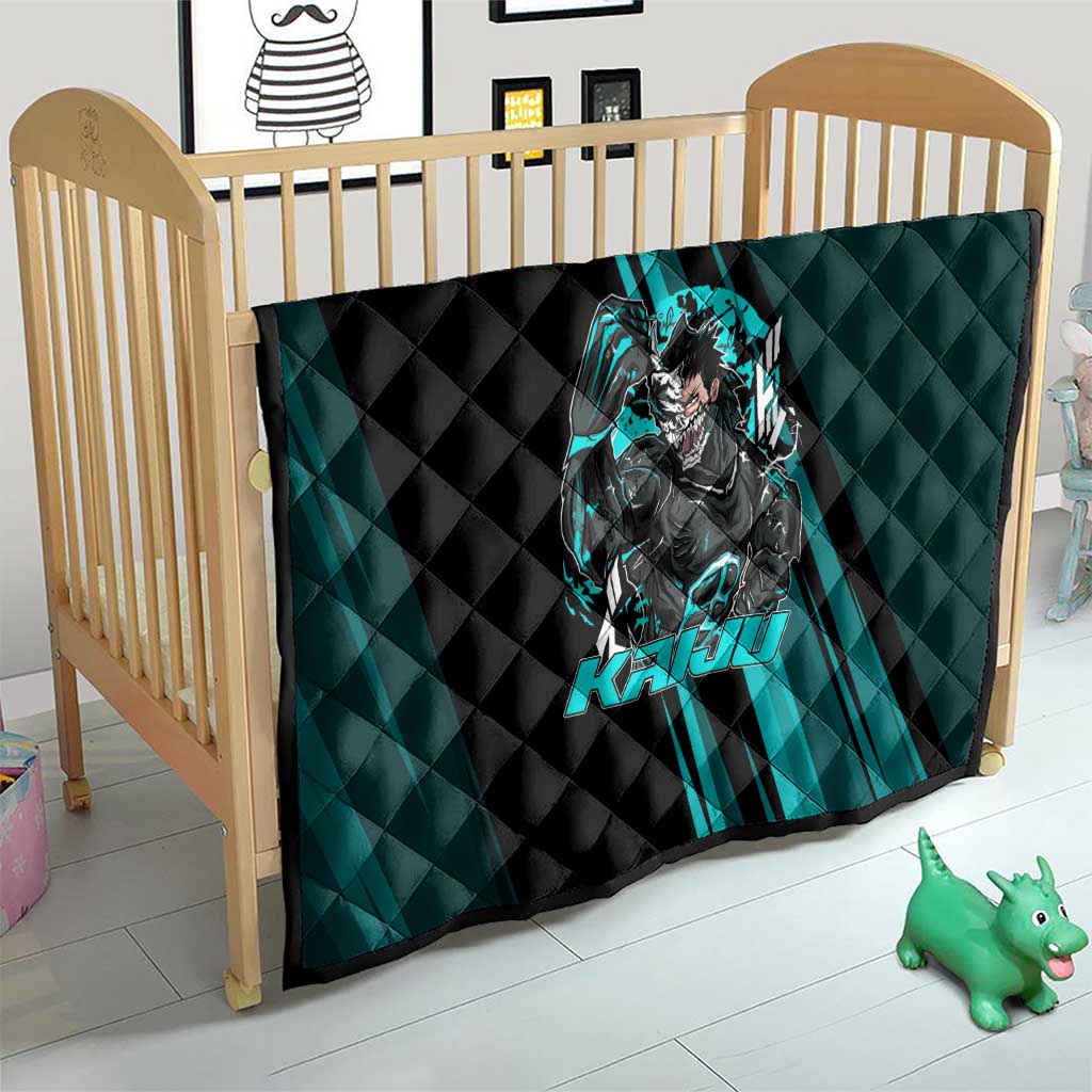 Kaiju No. 8 Monster Form Quilt Neon Manga Combat Style