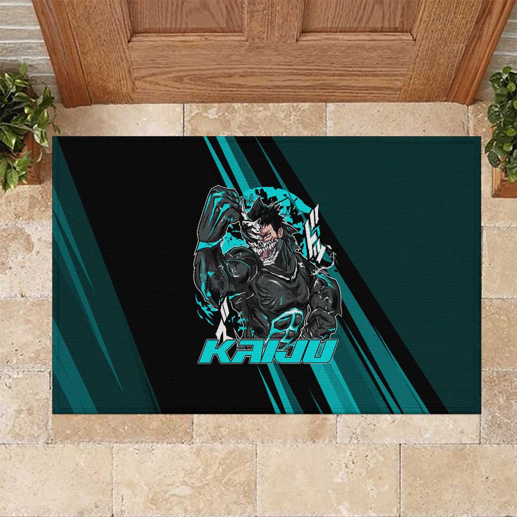 Kaiju No. 8 Monster Form Rubber Doormat Neon Manga Combat Style