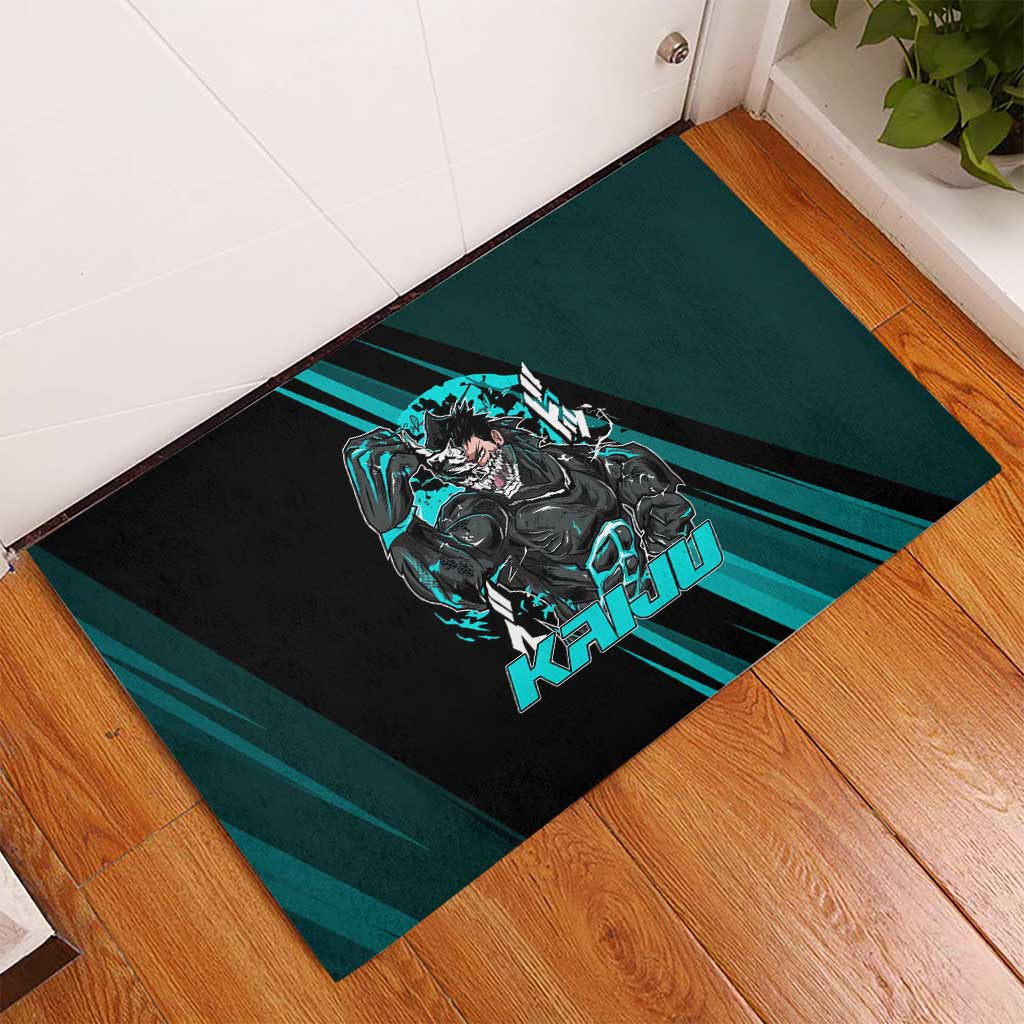Kaiju No. 8 Monster Form Rubber Doormat Neon Manga Combat Style