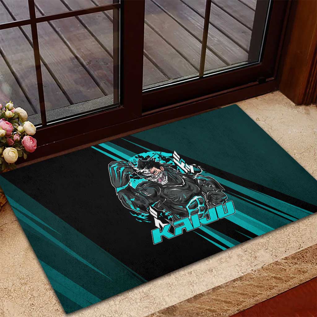 Kaiju No. 8 Monster Form Rubber Doormat Neon Manga Combat Style