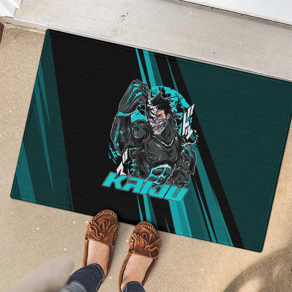 Kaiju No. 8 Monster Form Rubber Doormat Neon Manga Combat Style