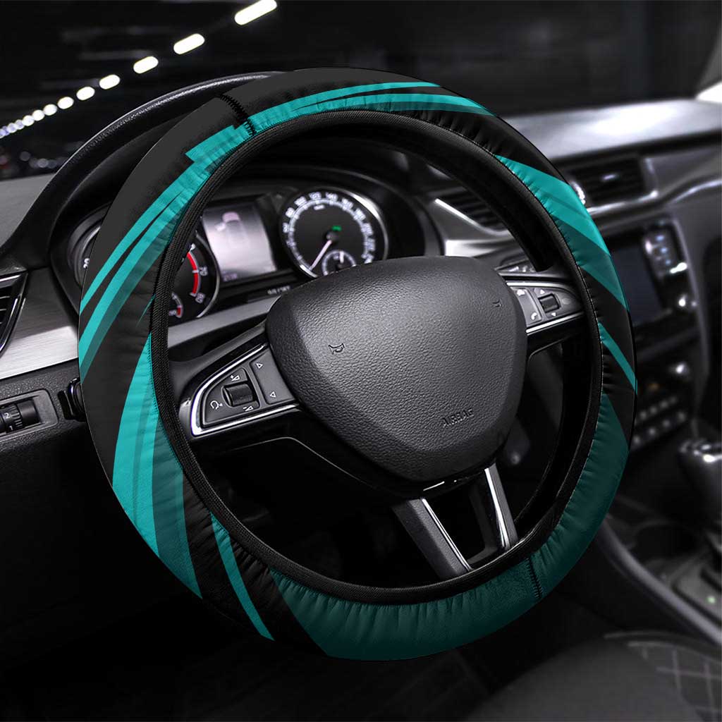 Kaiju No. 8 Monster Form Steering Wheel Cover Neon Manga Combat Style
