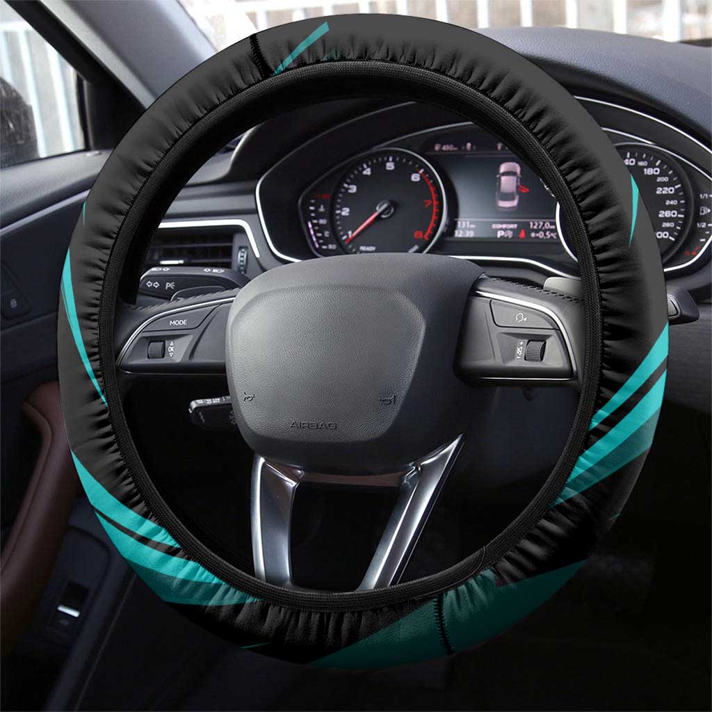 Kaiju No. 8 Monster Form Steering Wheel Cover Neon Manga Combat Style
