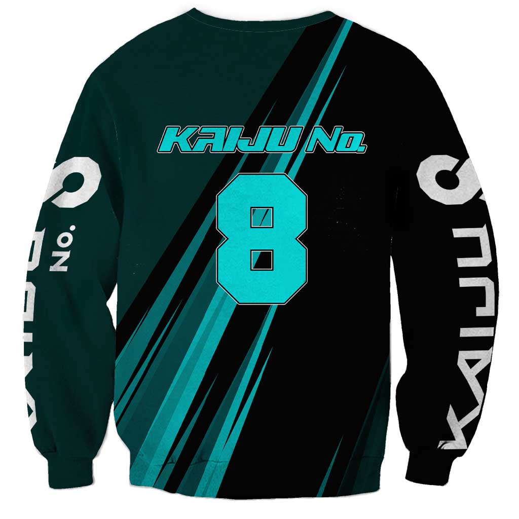 Kaiju No. 8 Monster Form Sweatshirt Neon Manga Combat Style