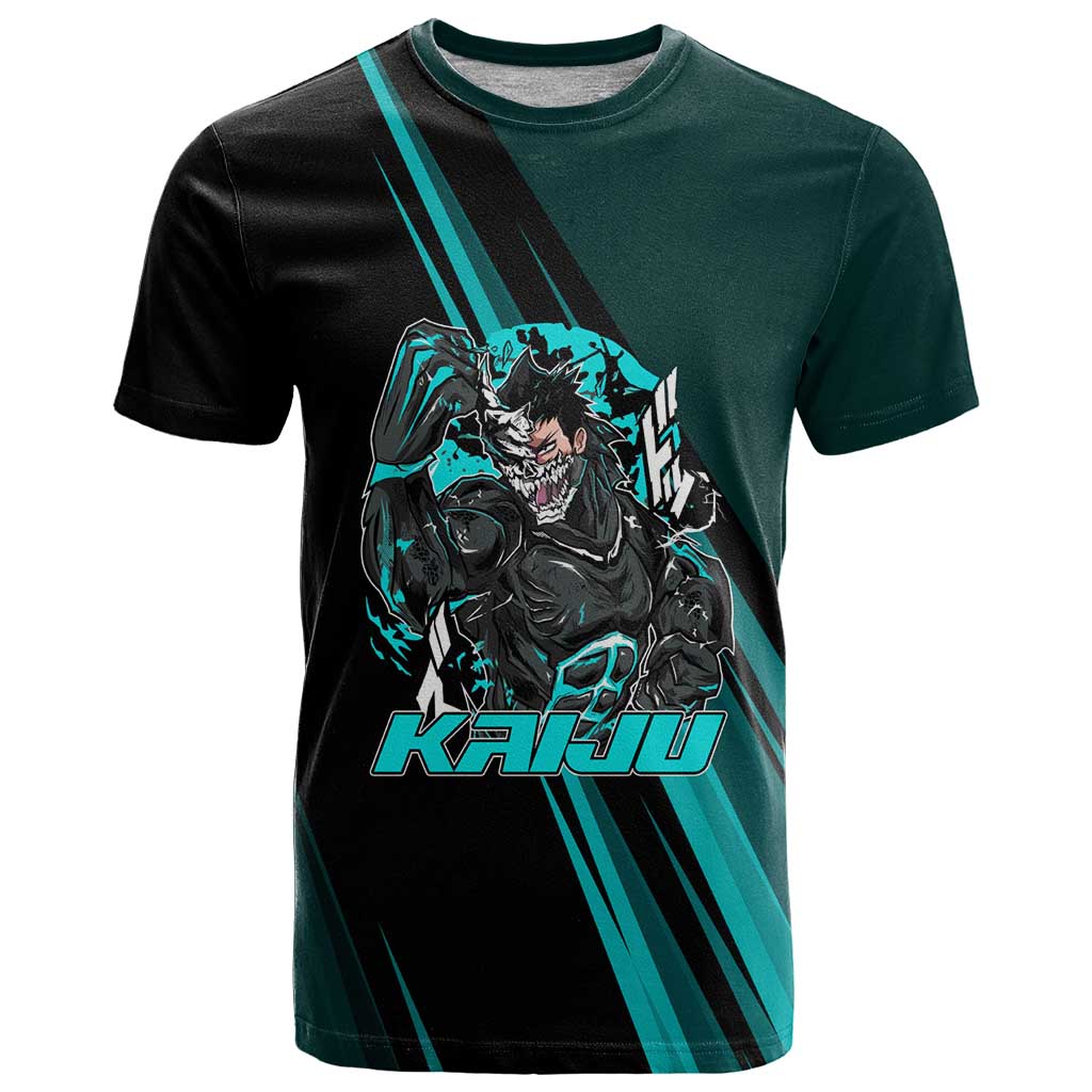 Kaiju No. 8 Monster Form T Shirt Neon Manga Combat Style