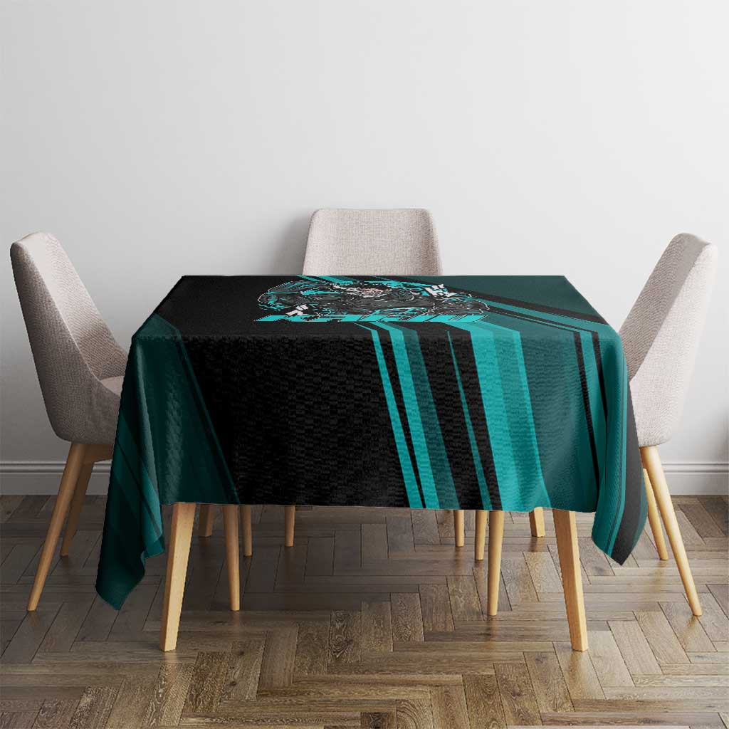 Kaiju No. 8 Monster Form Tablecloth Neon Manga Combat Style