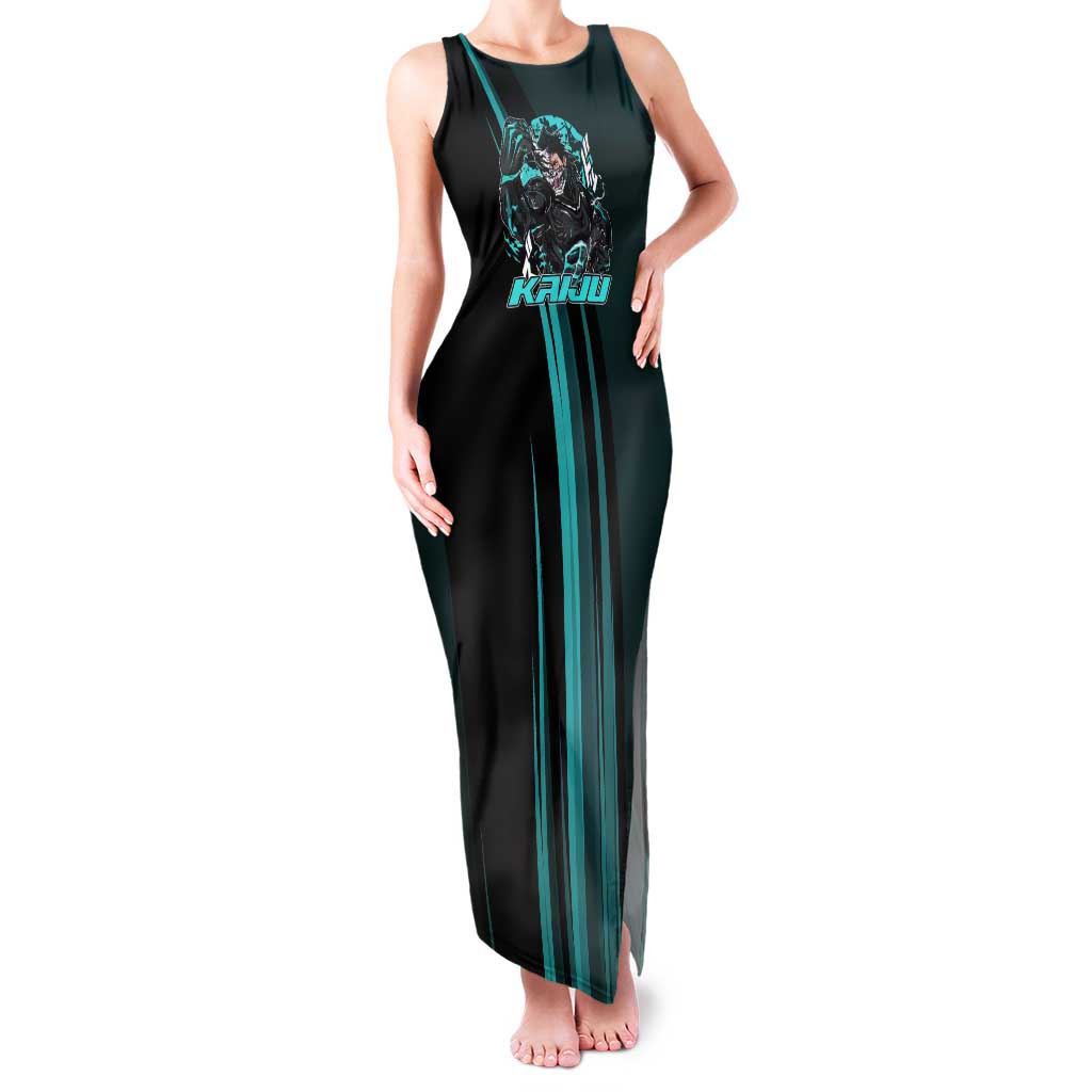 Kaiju No. 8 Monster Form Tank Maxi Dress Neon Manga Combat Style