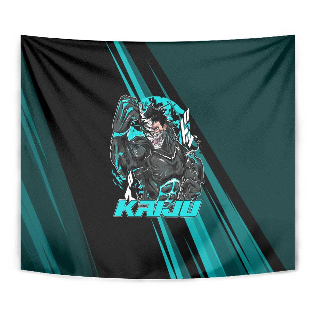 Kaiju No. 8 Monster Form Tapestry Neon Manga Combat Style