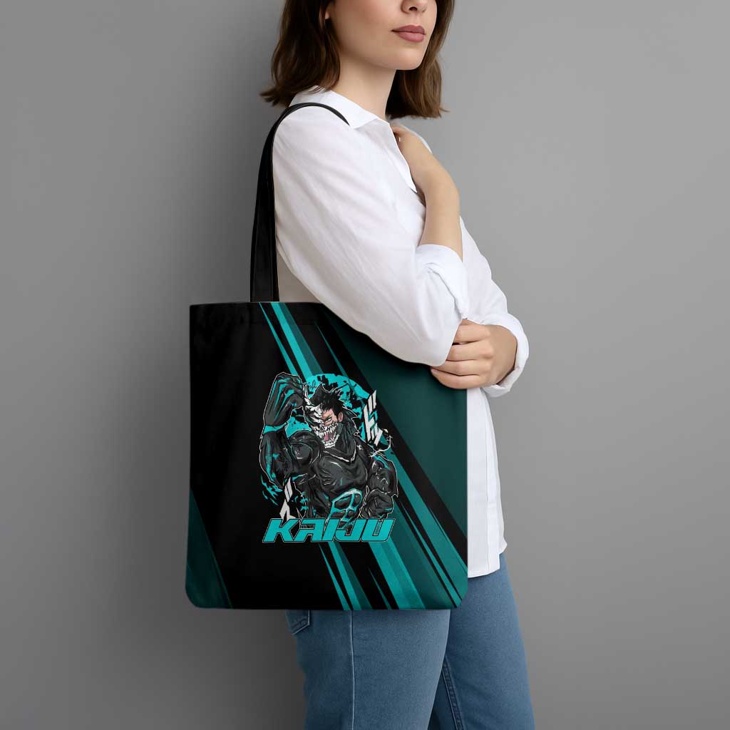 Kaiju No. 8 Monster Form Tote Bag Neon Manga Combat Style