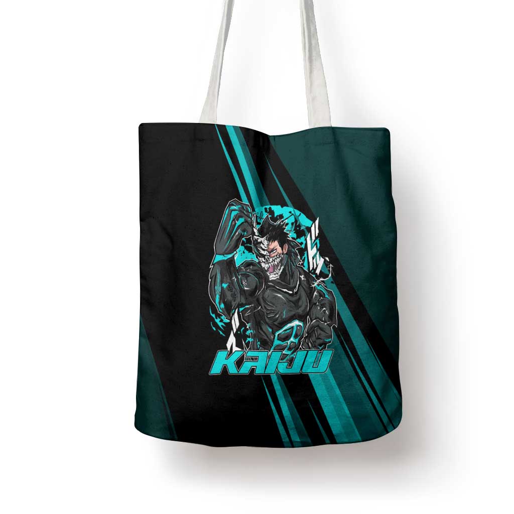 Kaiju No. 8 Monster Form Tote Bag Neon Manga Combat Style