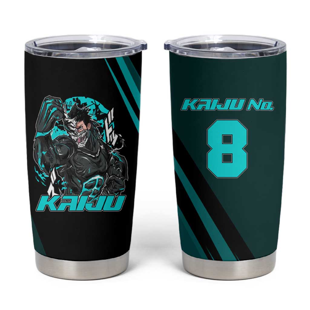 Kaiju No. 8 Monster Form Tumbler Cup Neon Manga Combat Style
