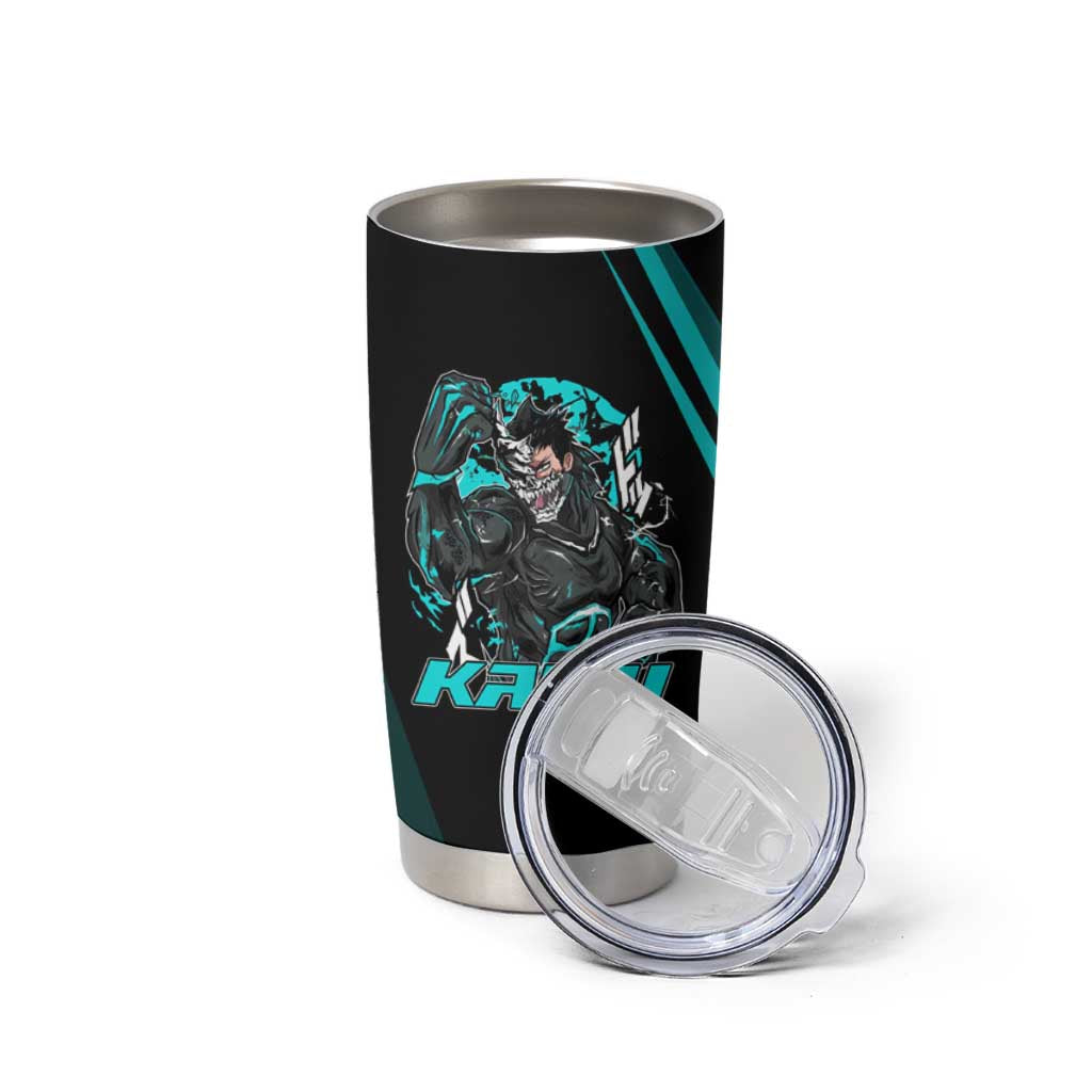 Kaiju No. 8 Monster Form Tumbler Cup Neon Manga Combat Style