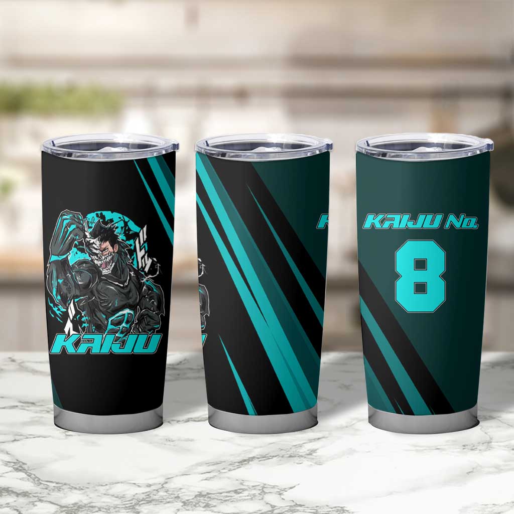Kaiju No. 8 Monster Form Tumbler Cup Neon Manga Combat Style