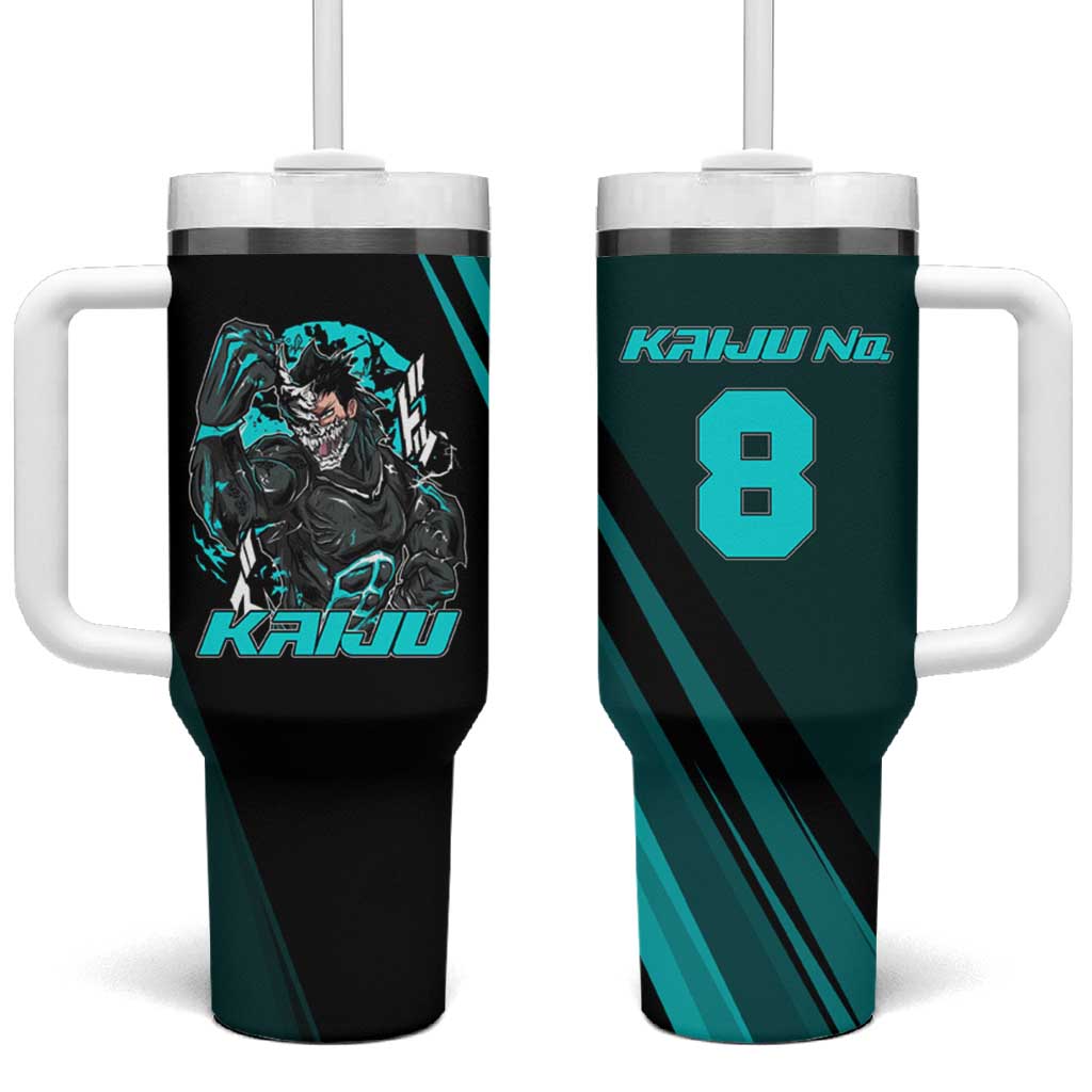 Kaiju No. 8 Monster Form Tumbler With Handle Neon Manga Combat Style