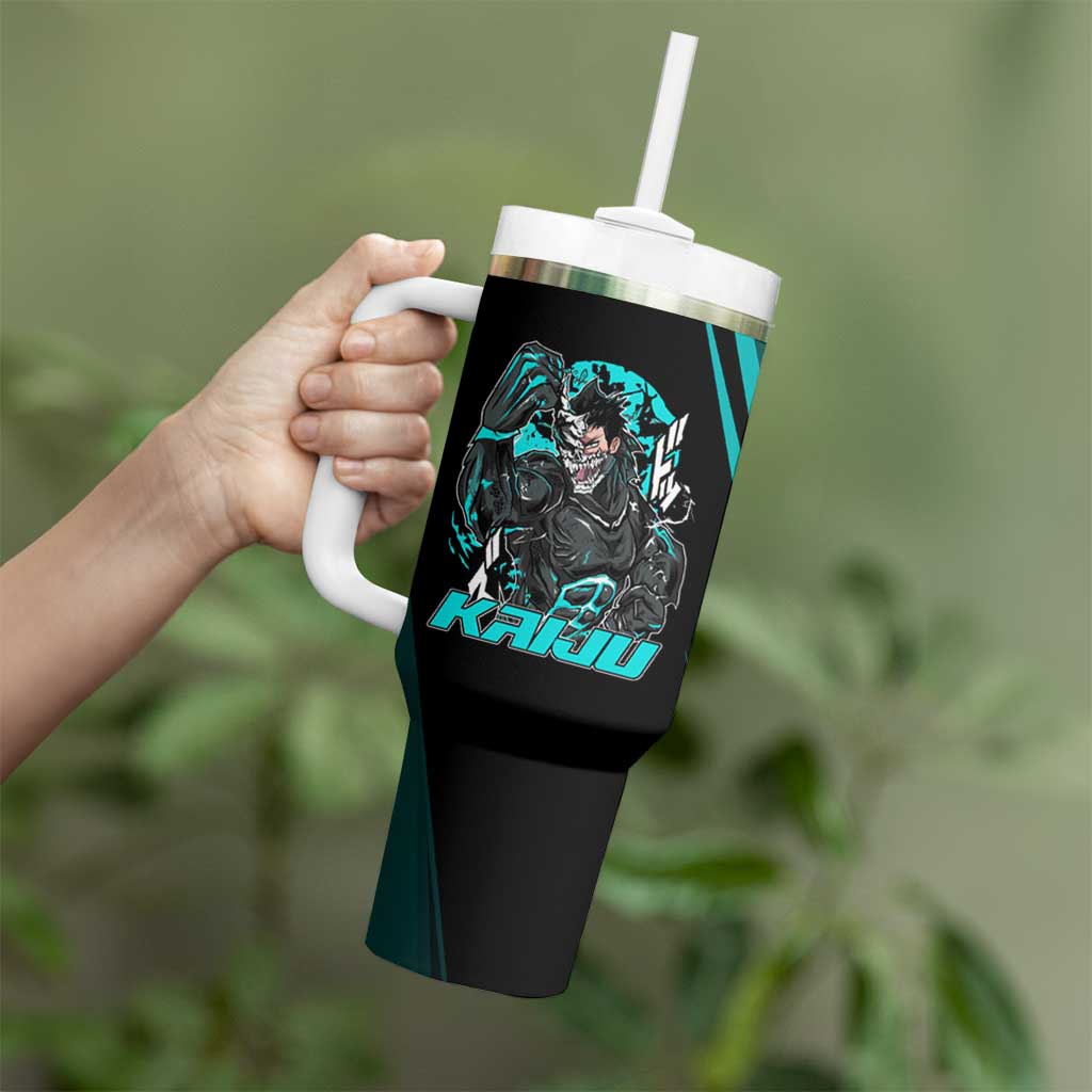 Kaiju No. 8 Monster Form Tumbler With Handle Neon Manga Combat Style