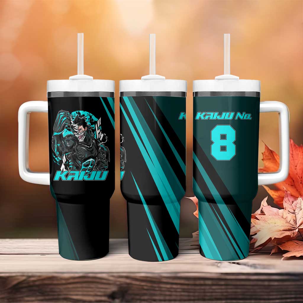 Kaiju No. 8 Monster Form Tumbler With Handle Neon Manga Combat Style