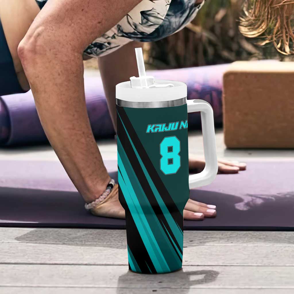 Kaiju No. 8 Monster Form Tumbler With Handle Neon Manga Combat Style